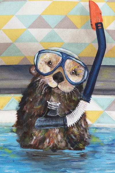 Otters: Scuba Training by Kamdon Kreations