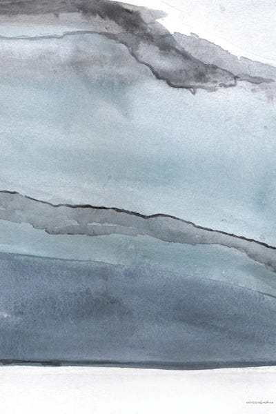 Abstract Watercolors: Up And Over The Hill by Kamdon Kreations