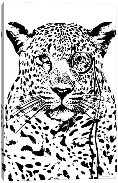Cheeky Cheetah Canvas Art Print - Kamdon Kreations