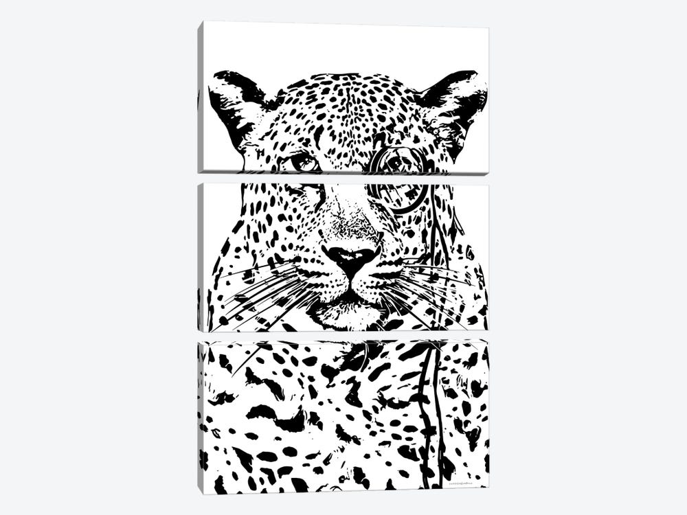 Cheeky Cheetah by Kamdon Kreations 3-piece Canvas Wall Art