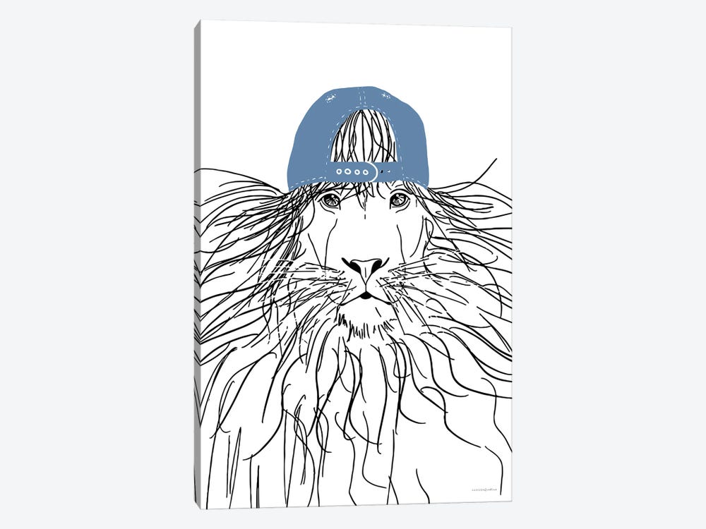 Team Roster Lion by Kamdon Kreations 1-piece Art Print