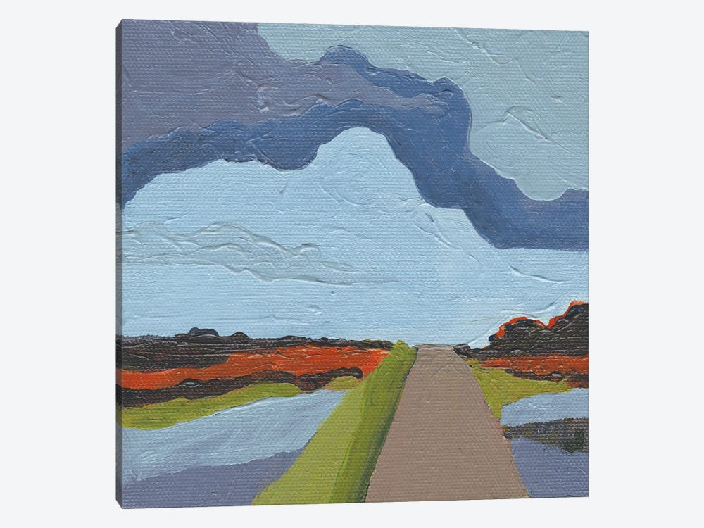 Down The Road by Kamdon Kreations 1-piece Canvas Print