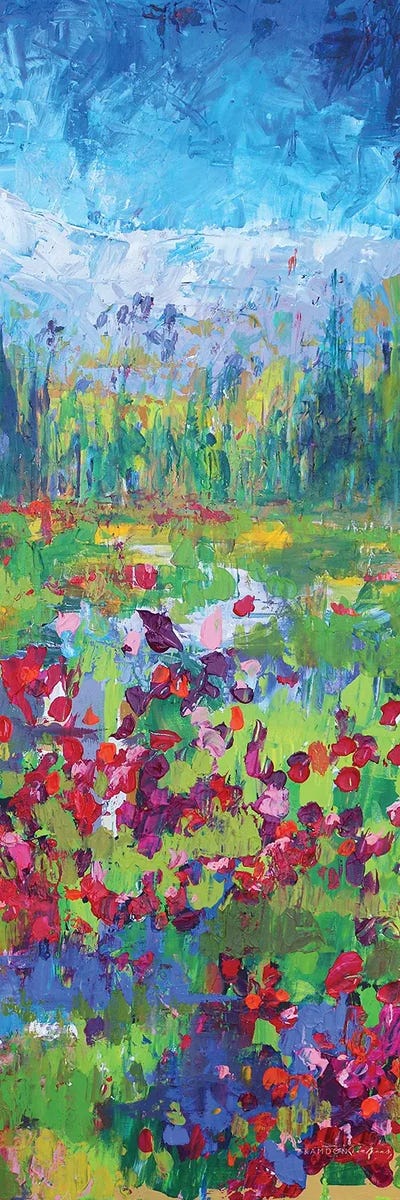 Three Sisters II by Kamdon Kreations multi panel art