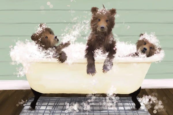 Brown Bears: Bear-ly Clean by Kamdon Kreations