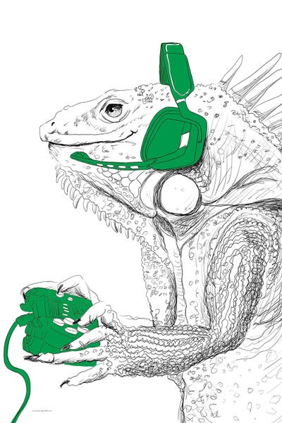 Kamdon Kreations: I-guana Game All Day by Kamdon Kreations