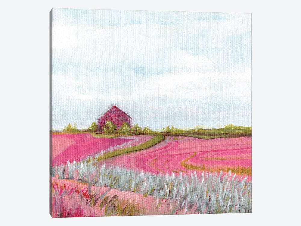 Pink Fall Farm by Kamdon Kreations 1-piece Canvas Wall Art