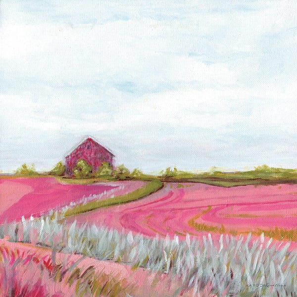 Barns: Pink Fall Farm by Kamdon Kreations