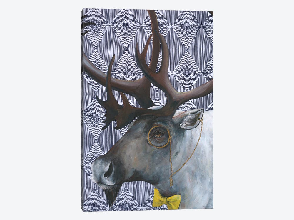 Mr. Caribou by Kamdon Kreations 1-piece Canvas Art Print