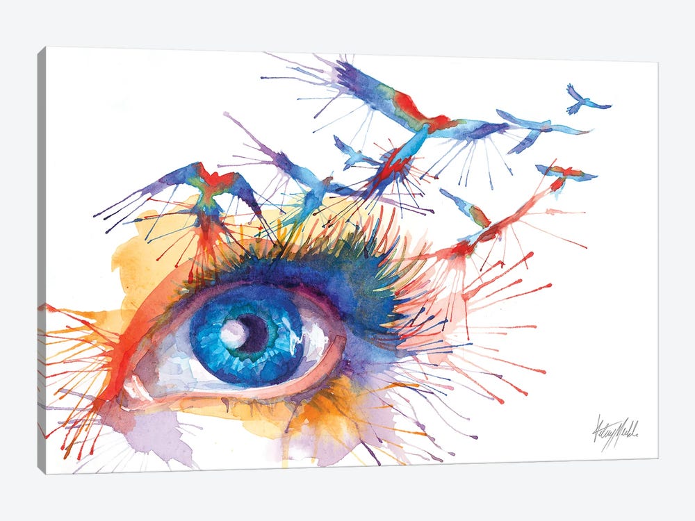Birds Eye View by Kelsey Merkle 1-piece Canvas Wall Art
