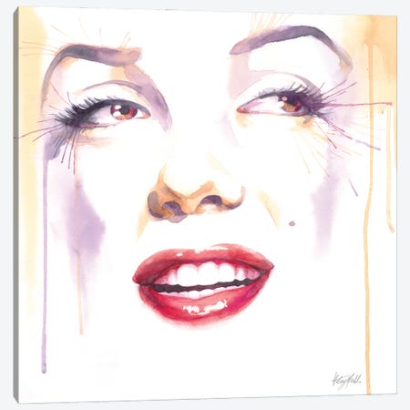Marilyn Canvas Print #KML30} by Kelsey Merkle Canvas Artwork