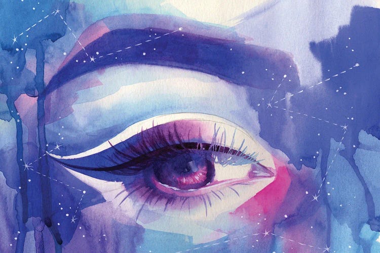 Blue Spaces by Kelsey Merkle wall art