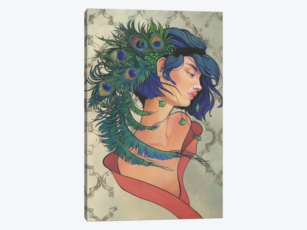 Peacock by Kelsey Merkle 1-piece Art Print