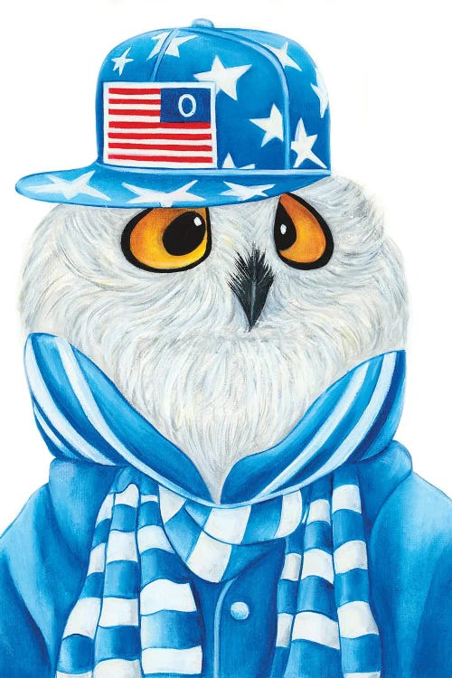 Blinky Baby Owl - The Hipster Animal Gang