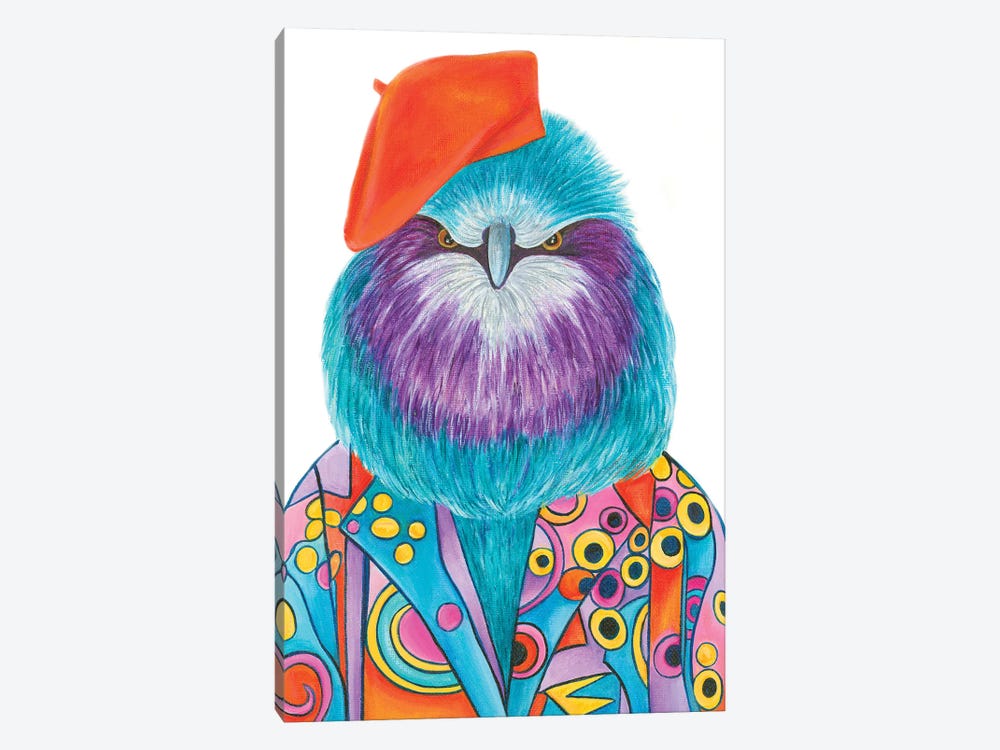 Pabeako Picasso - The Hipster Animal Gang by k Madison Moore 1-piece Art Print