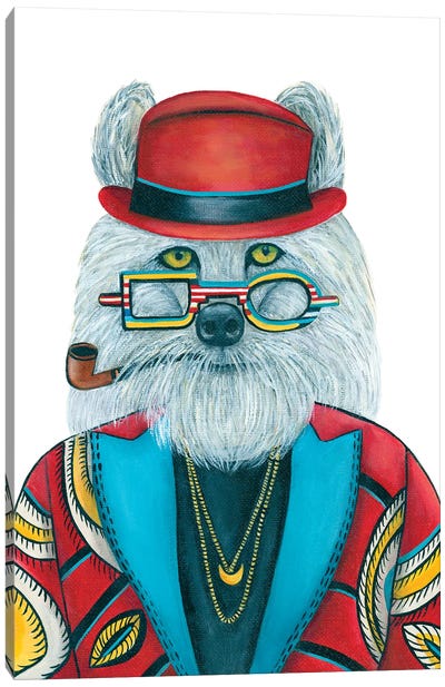 Pip Foxworthy - The Hipster Animal Gang Canvas Art Print - k Madison Moore