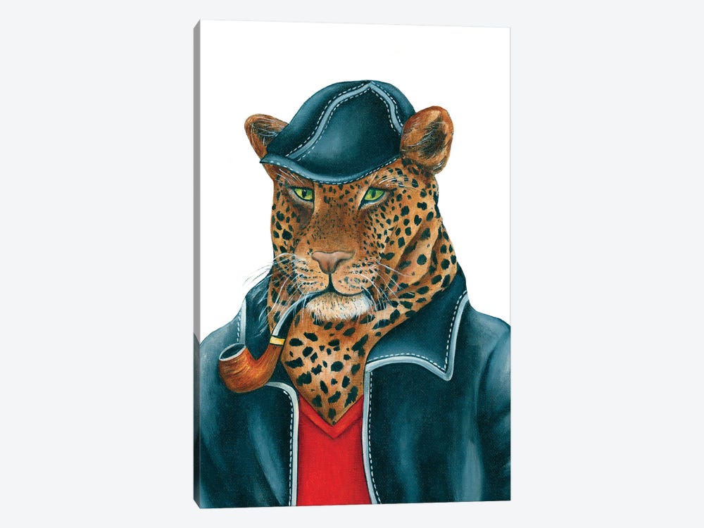 Puff Daddy - The Hipster Animal Gang by k Madison Moore 1-piece Art Print