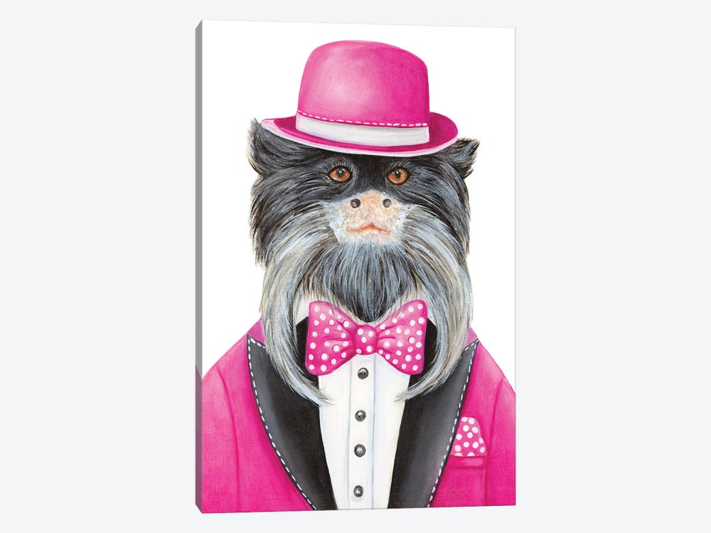 Chester Giggoer - The Hipster Animal Gang by k Madison Moore 1-piece Canvas Print