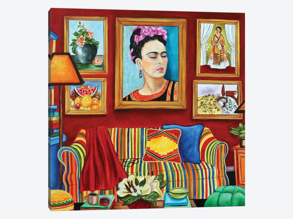A Haven For Frida by k Madison Moore 1-piece Canvas Print