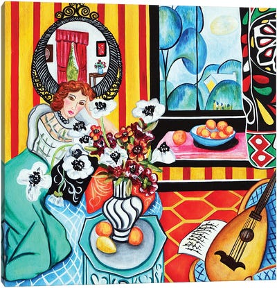A Song For Matisse Canvas Art Print - k Madison Moore