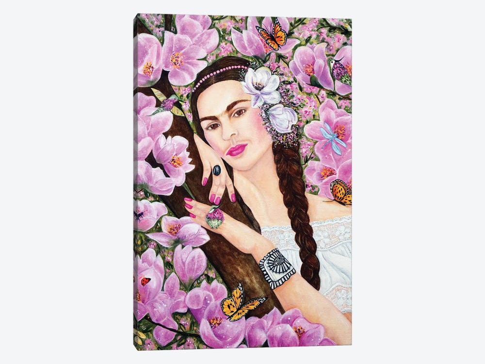 Frida In God's Eye by k Madison Moore 1-piece Canvas Wall Art