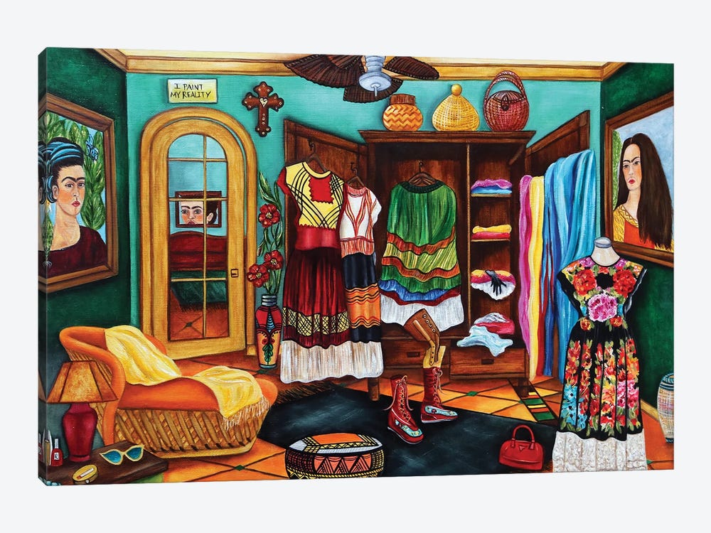 Frida's Closet by k Madison Moore 1-piece Canvas Art
