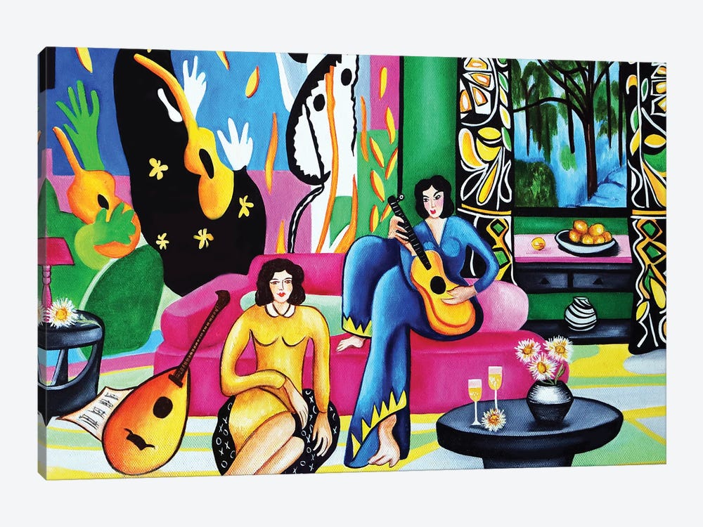 Jammin With Matisse by k Madison Moore 1-piece Canvas Art Print