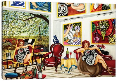 Matisse Paris Studio Canvas Art Print - Life Imitates Art