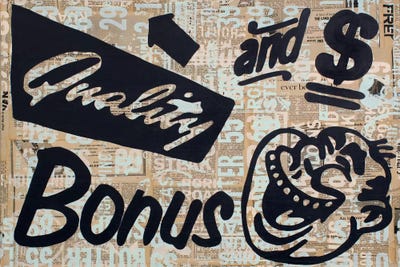 Cha Ching by Kyle Mosher framed canvas print