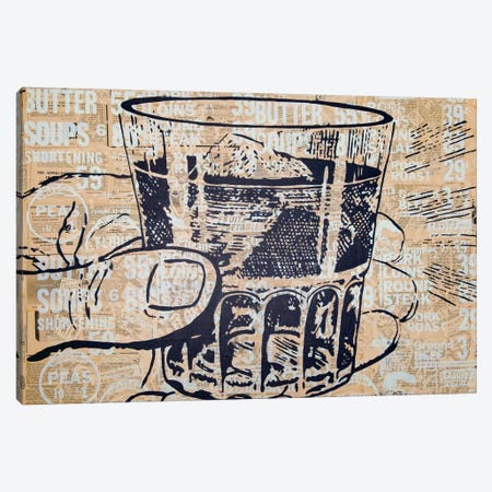 Sippin Canvas Print #KMR13} by Kyle Mosher Canvas Wall Art
