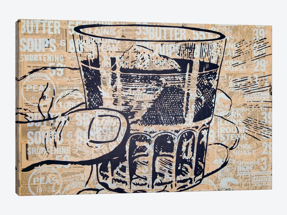 Sippin by Kyle Mosher 1-piece Canvas Art Print