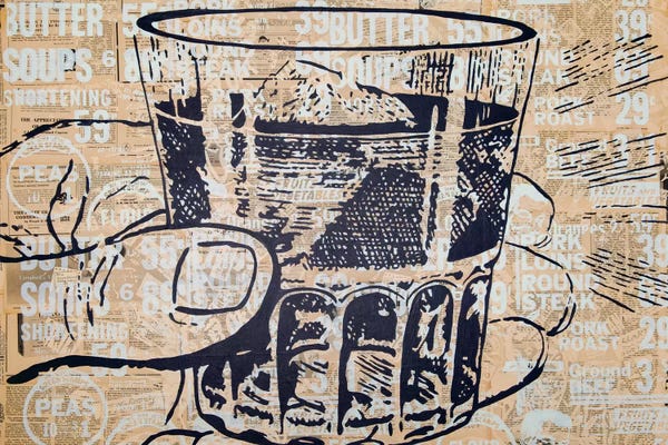 Vintage Kitchen Posters: Sippin by Kyle Mosher