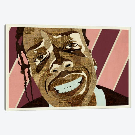 A$AP Rocky Canvas Print #KMR19} by Kyle Mosher Canvas Art