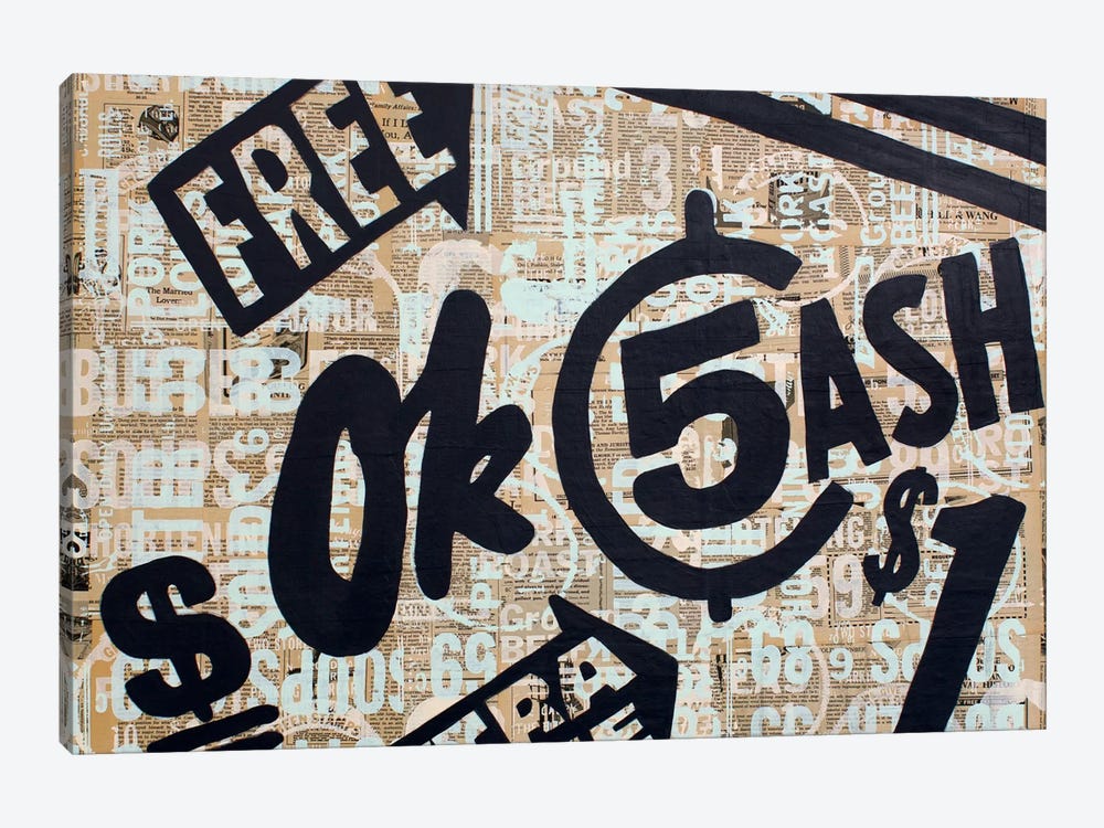 Dollar Signs by Kyle Mosher 1-piece Canvas Print