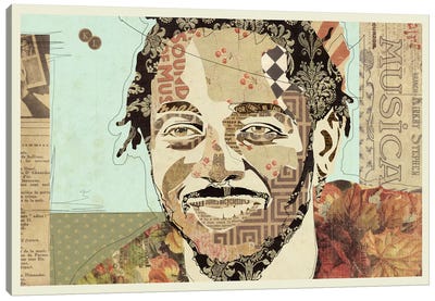 Kendrick Canvas Art Print - Rap & Hip-Hop Art