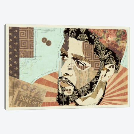 JCole Canvas Print #KMR31} by Kyle Mosher Canvas Wall Art