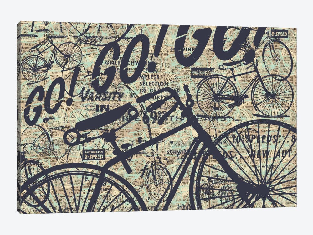 Go! Go! Go! by Kyle Mosher 1-piece Canvas Wall Art