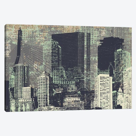 Beantown Canvas Print #KMR46} by Kyle Mosher Canvas Art