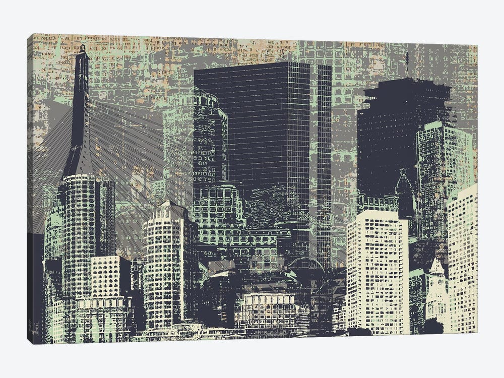 Beantown by Kyle Mosher 1-piece Canvas Print