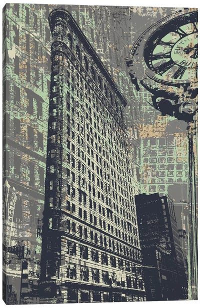 175 Fifth Avenue Canvas Art Print - Flatiron Building