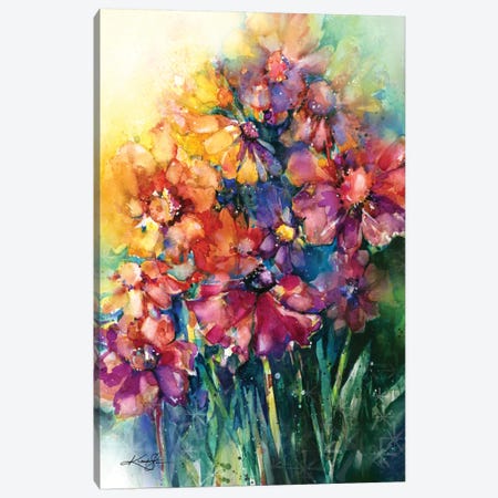 Floral Jubilee II Canvas Print #KMS10} by Kathy Morton Stanion Canvas Print