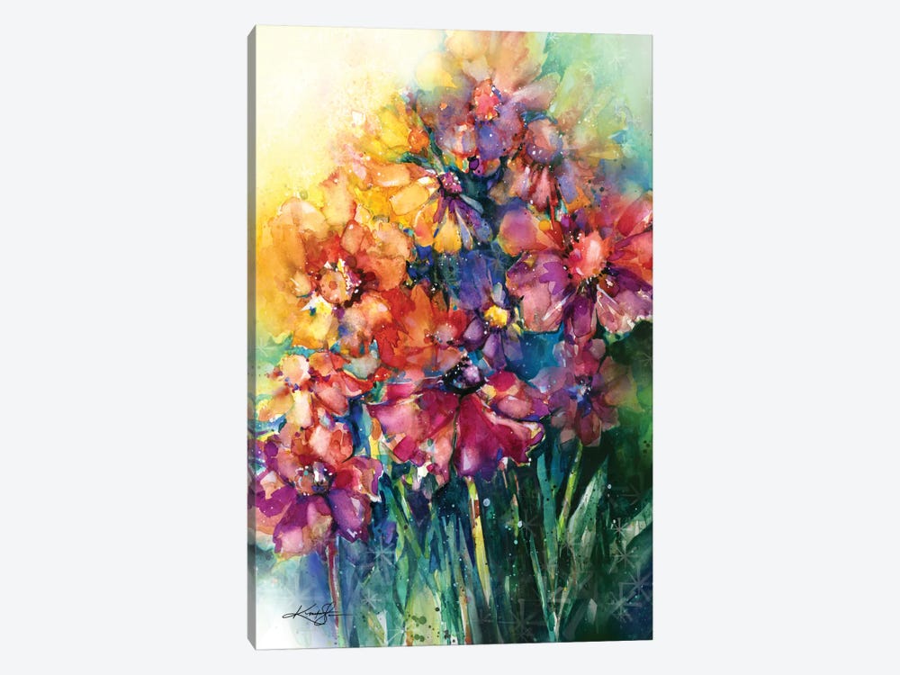 Floral Jubilee II by Kathy Morton Stanion 1-piece Art Print