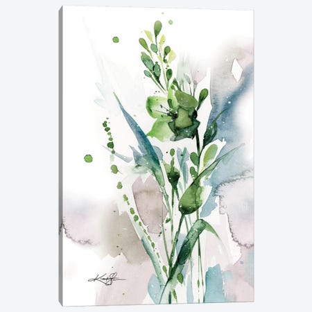 Green Bliss I Canvas Print #KMS11} by Kathy Morton Stanion Art Print