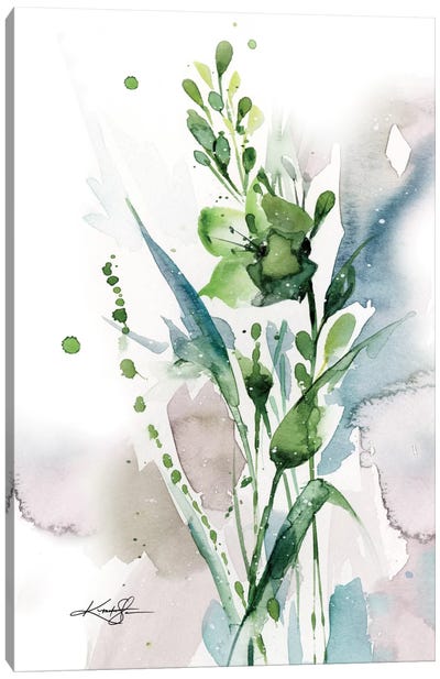 Green Bliss I Canvas Art Print - Kathy Morton Stanion