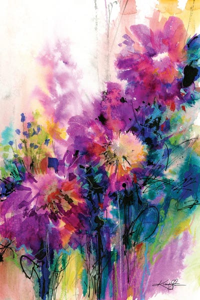 Abstract Floral & Botanical: Dancing Among The Blooms by Kathy Morton Stanion