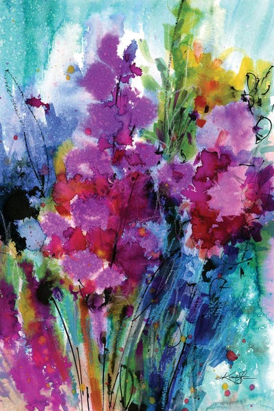 Dancing Among The Blooms II by Kathy Morton Stanion art print