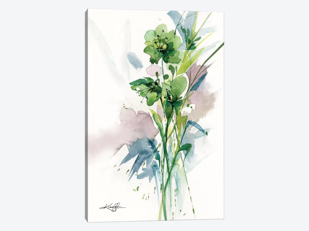 Green Bliss II by Kathy Morton Stanion 1-piece Canvas Print