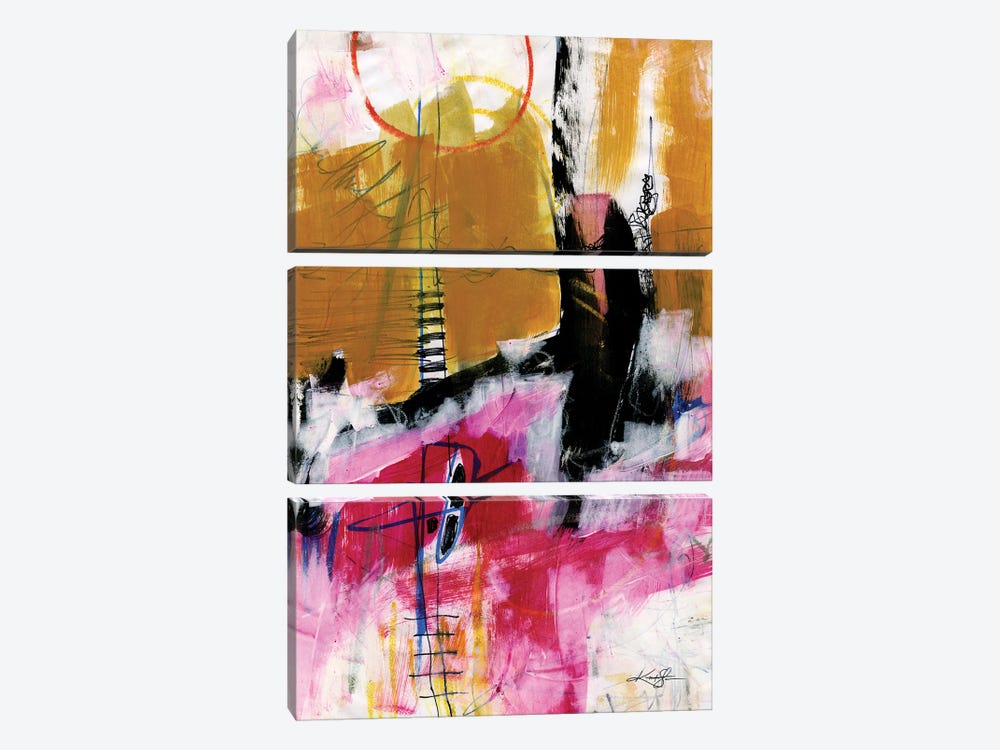 Abstract Composition XIV by Kathy Morton Stanion 3-piece Art Print