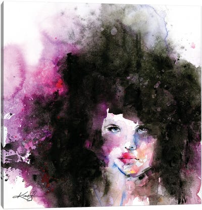 Big Hair II Canvas Art Print - Kathy Morton Stanion