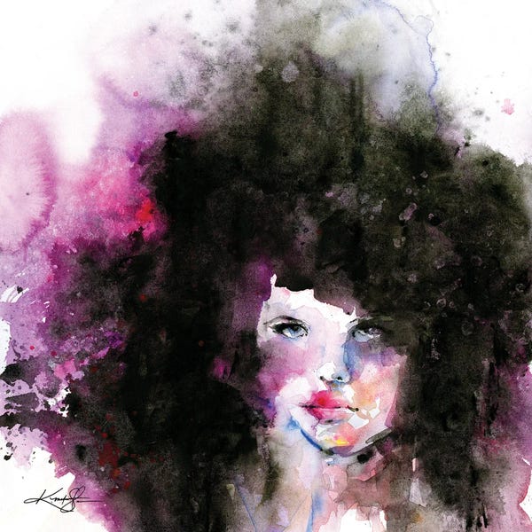 All Purples: Big Hair II by Kathy Morton Stanion