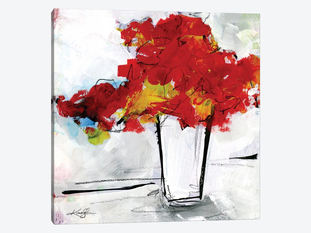 A Bouquet Of Flowers XXXVIII by Kathy Morton Stanion 1-piece Canvas Art